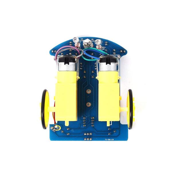  D2 - 1 Intelligent Arduino Car Robot , Yellow / Bule Arduino Robot Car Kit Manufactures
