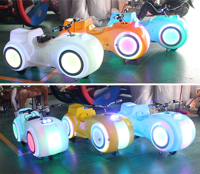 Luxury Luminous Prince Motorcycle Electric Motor Coin Operated For Outdoor Playground