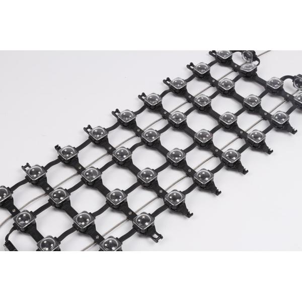 Quality Durable Flexible LED Curtain Screen PC Material LED Mesh Display for sale