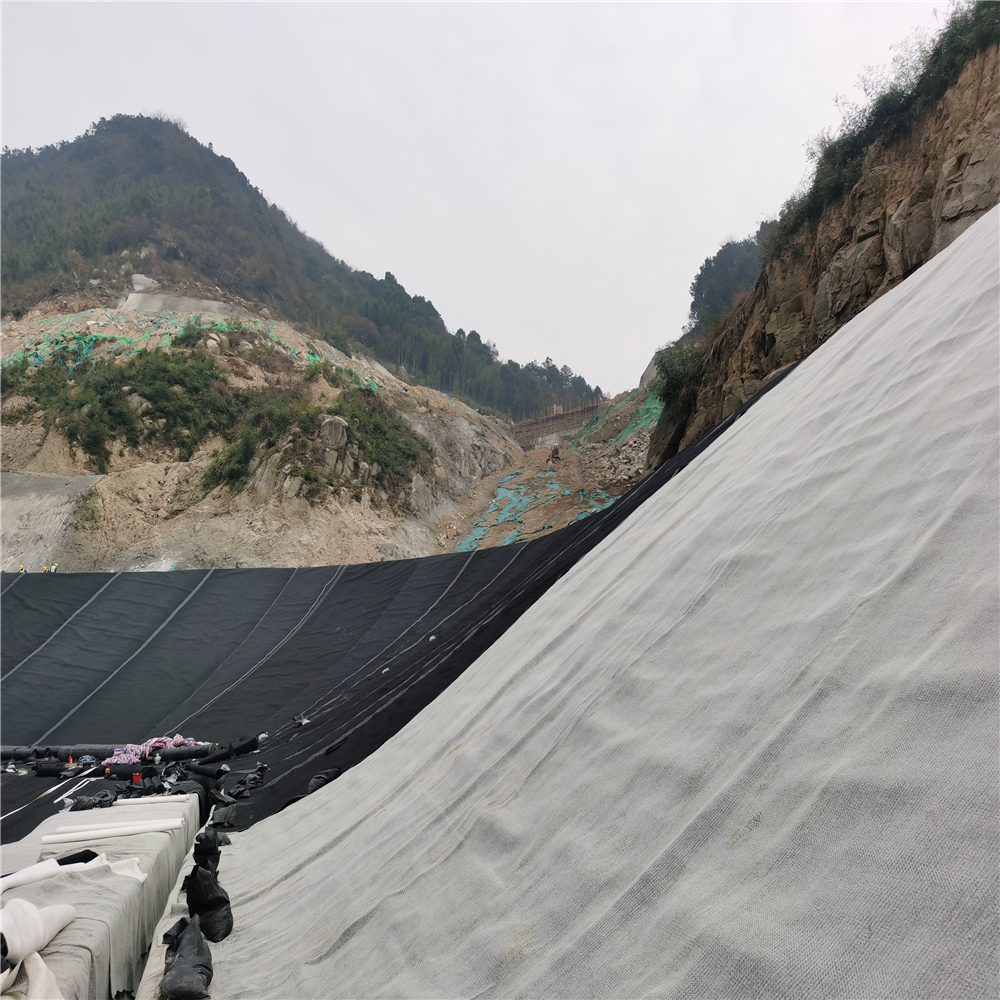 300g 400g Non Woven Geotextile For Road Landfill Needle Punched for Landfill Projects