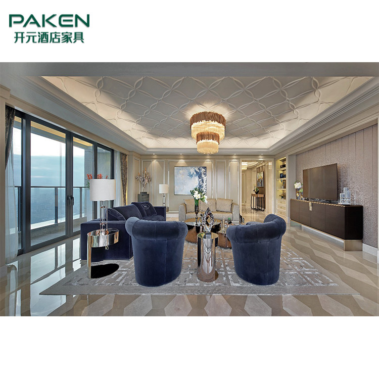 Luxury And Elegant Style Customize Modern Villa Furniture Living room Furniture