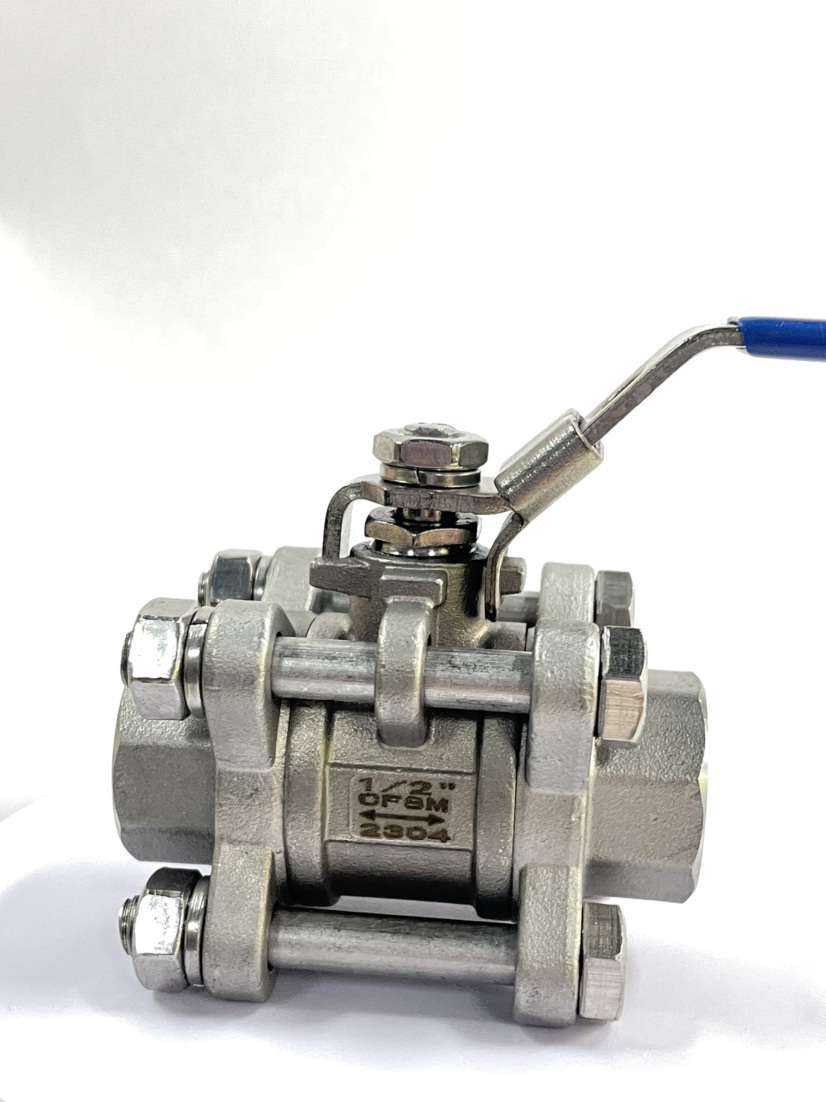 3-PC Munual Screwed End Ball Valve