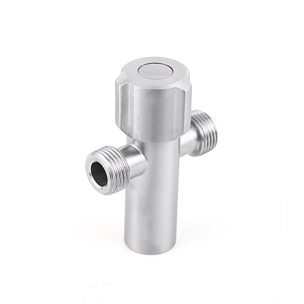 Bathroom Shower Angle Valve 1 2 SS Steel For Garden Irrigation