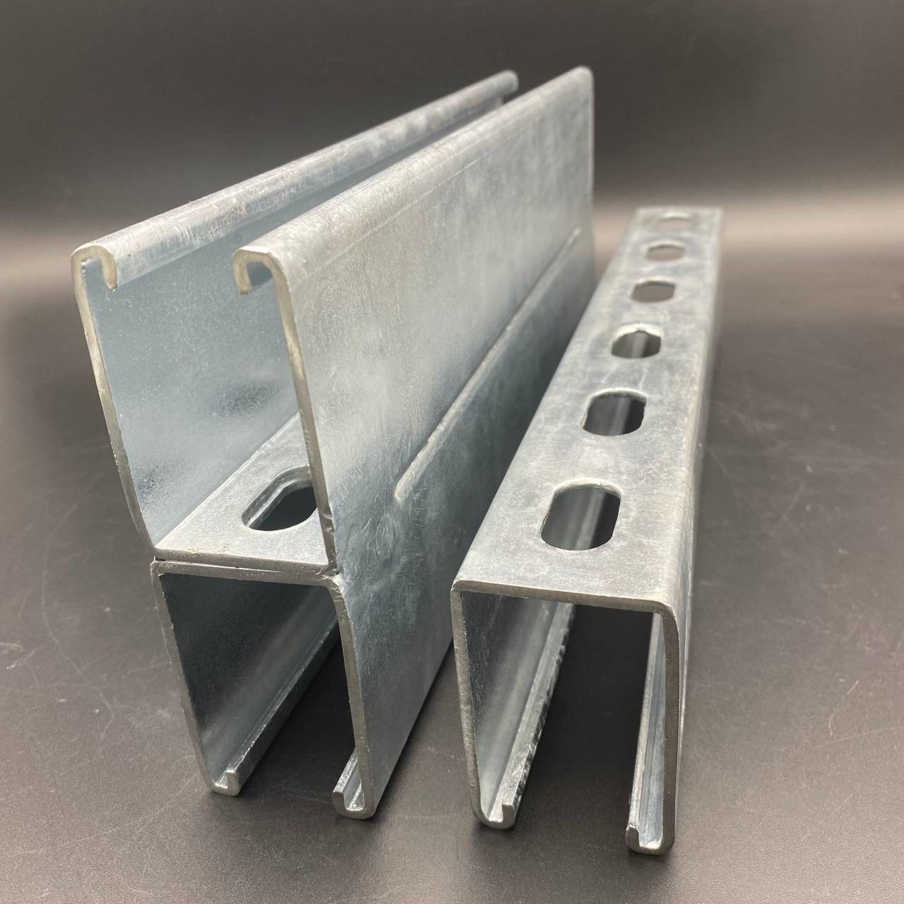 41x124 Slotted Plain Hot Dip Galvanized Unistrut Channels