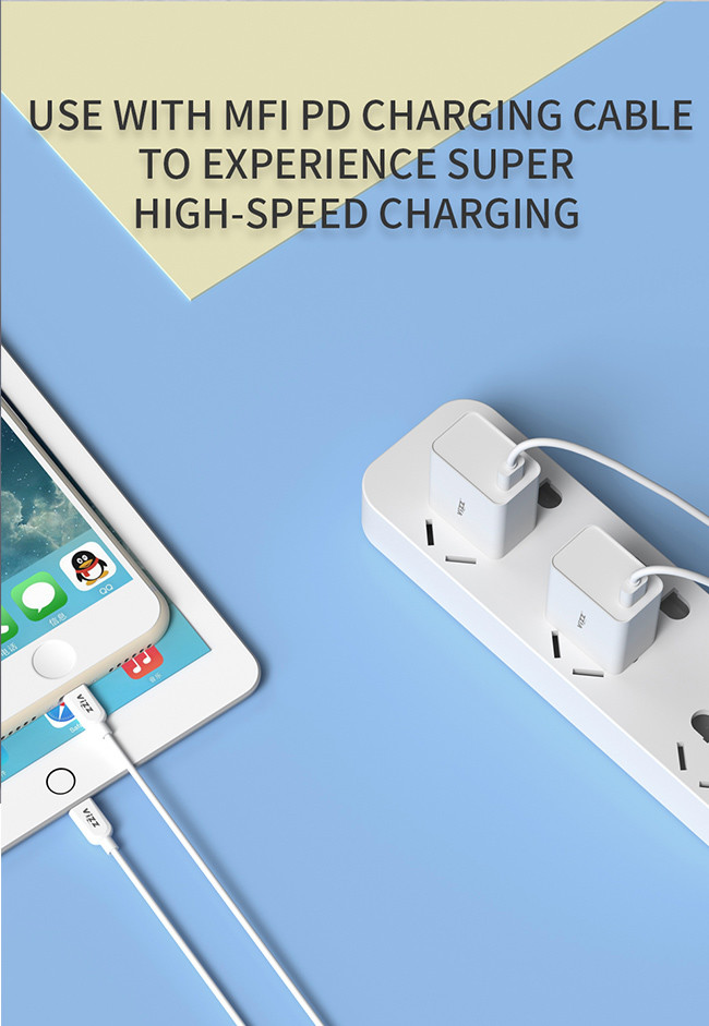 Portable 5V 3A 18W PD30 Quick Mobile Phone Charger