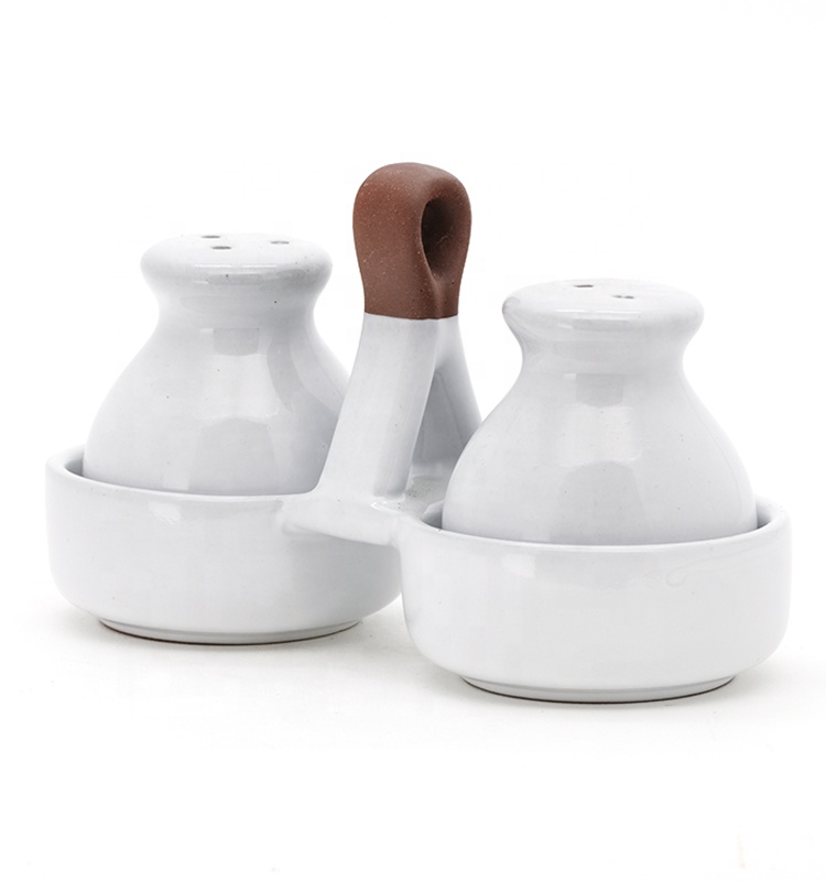 Ceramic Condiment Container Cruet Set Ceramic Salt And Pepper Shakers Cruet