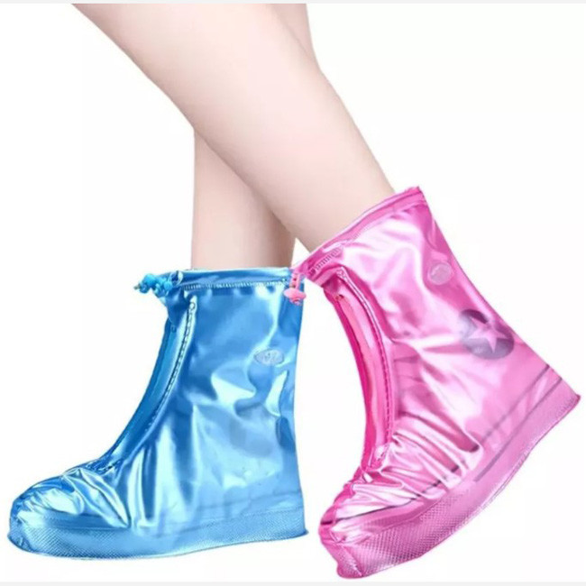 Houseware Thicken PVC Anti-Slip Wear -Resistant Adjustable Rain Shoes Cover