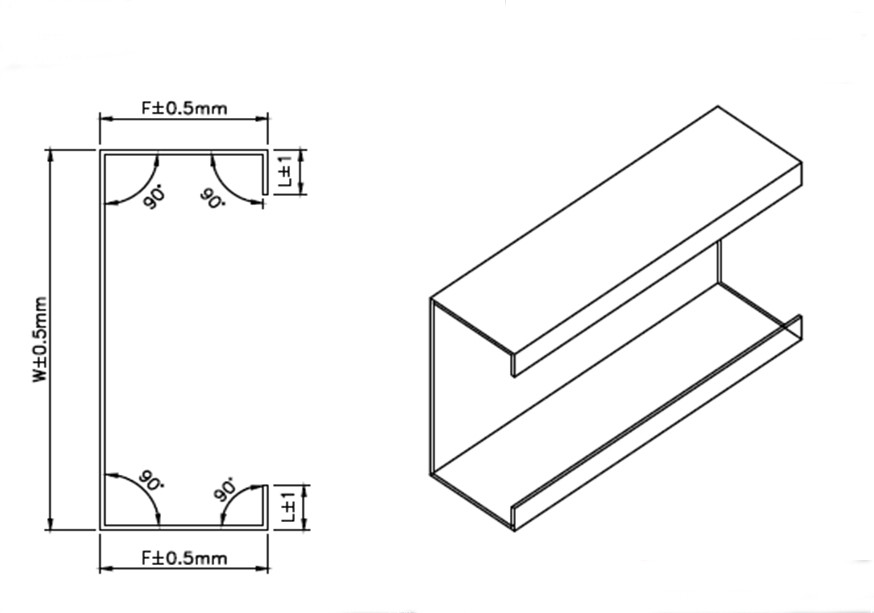Cr12MoV Cutter Thickness 2.5mm C Purlin Forming Machine