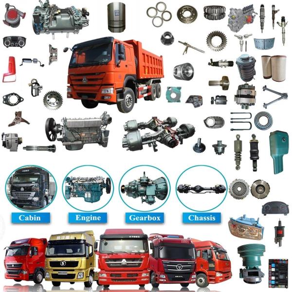 Brake System Parts Sinotruk HOWO Heavy Truck Wd615 Engine Spare Parts at