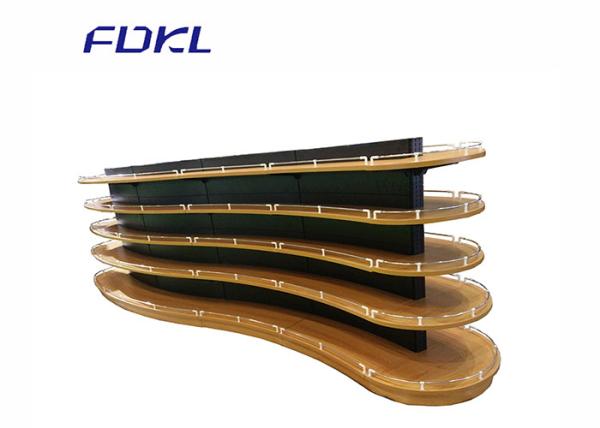 Corrosion Protection Steel And Wood Shelves Single / Double Sided CE Certificati