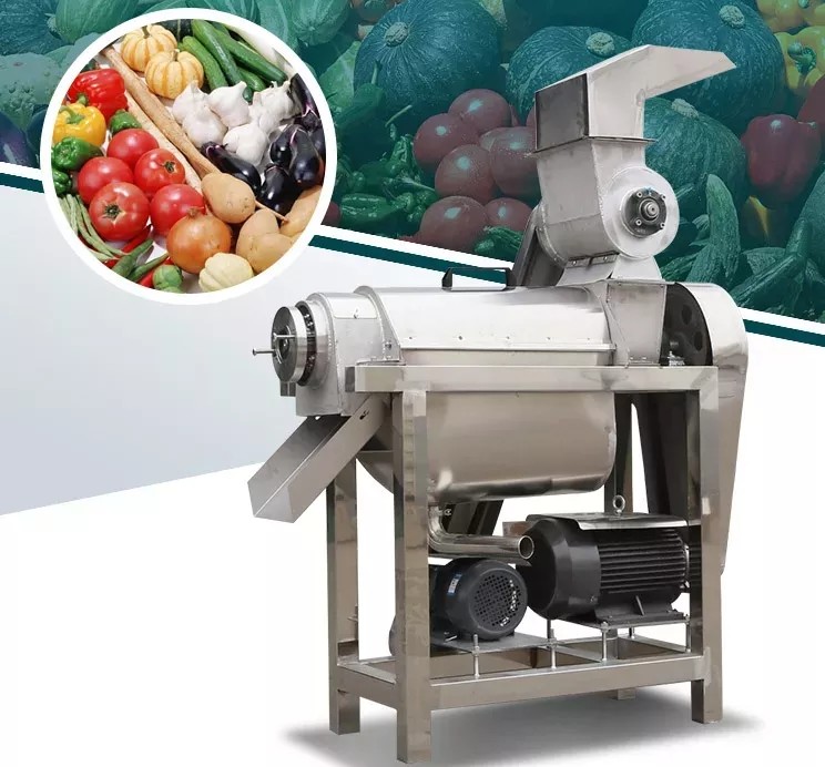Compact 500kg Per Hour Fruit Juice Making Machine Screw Juicer Machine