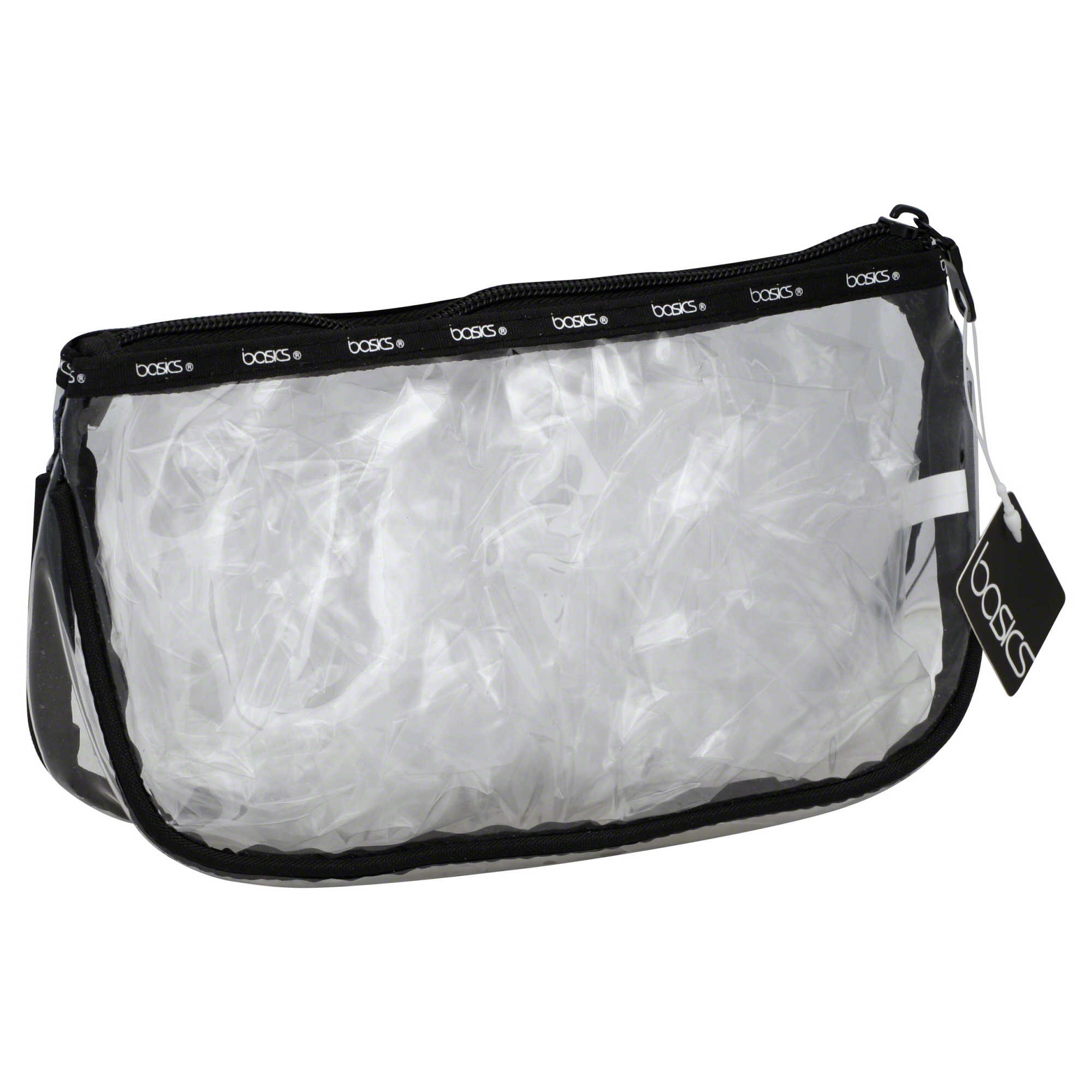 Cosmetic Makeup Toiletry Clear PVC Travel Bath Wash Bag Holder Pouch Kit black