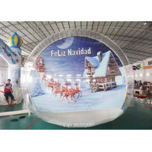 OEM Inflatable Snow Globe with Tunnel for Promotion