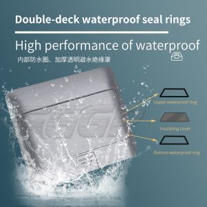 RTS Square Floor Socket Outlet Box 16a With Rj45 Data