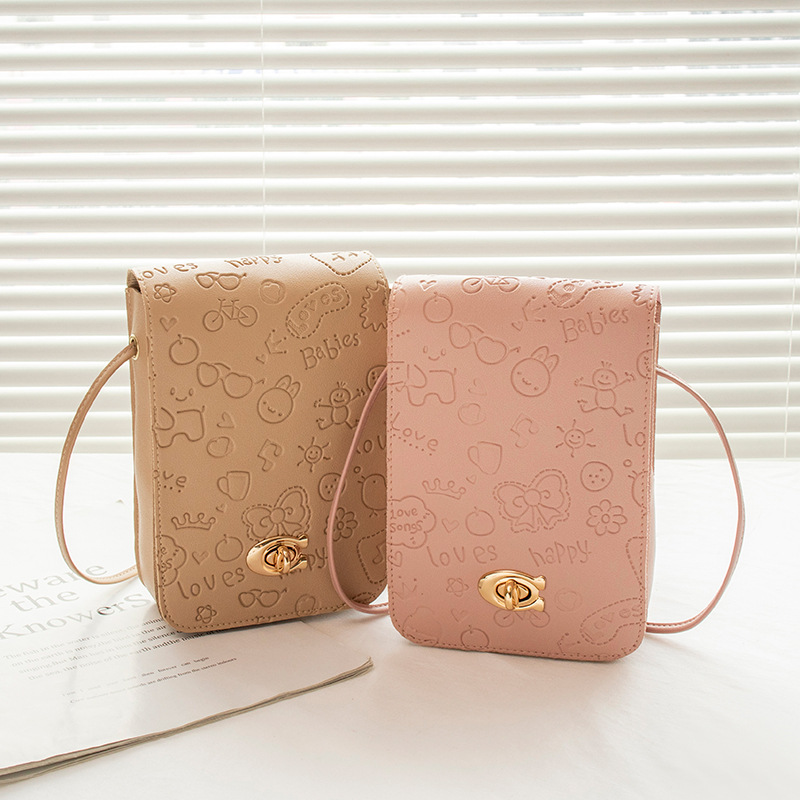 Women Phone Crossbody Bag Pu Leather Mini Shoulder Messenger Bag Travel Portable Coin Purse Card Pouch Bags for Girls Wallets