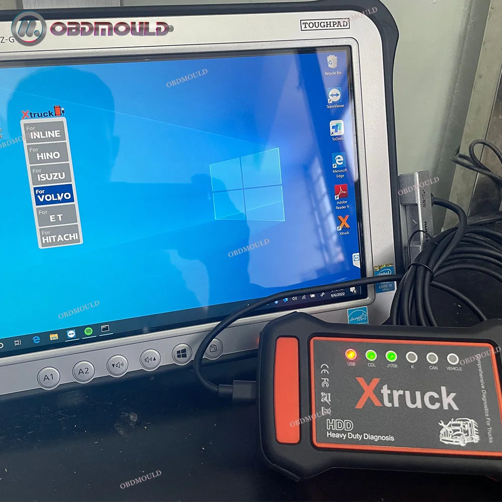 Xtrunk Y009 CANBUS Diagnostic Tool Applicable to Heavy-duty Truck Excavator Diesel Engine Structure