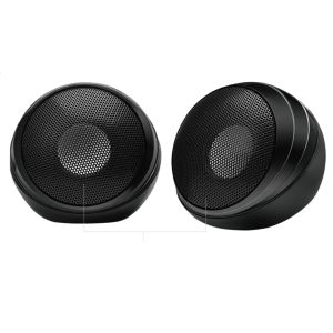 China Wired Computer Speaker ABS Plastic With Iron Mesh Design 2-inch Speaker Driver With Dual 45mm Magnets 5V USB Power Supply Plug And Play on sale