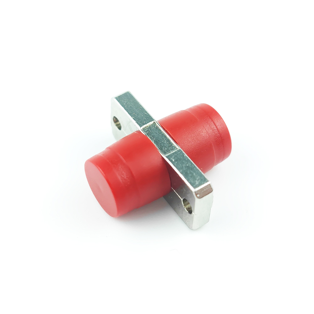 FTTH Simplex APC FC Optic Fiber Adapter with Green Color and Rectangular Feature