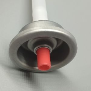 Fire Extinguisher Spray Valve Customizable Discharge Assembly with Locking Seal