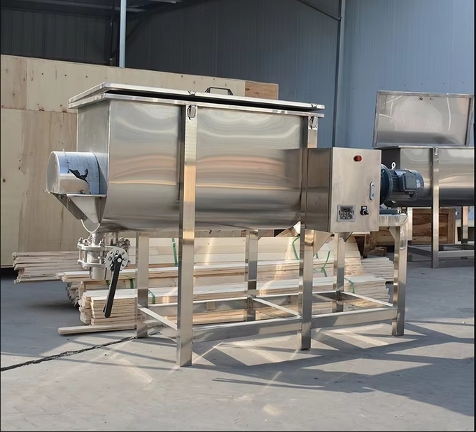 Animal Feed Crusher Machine Horizontal Commercial Spice Mixer