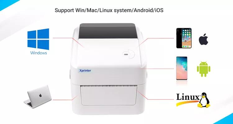 4x6 Barcode Label Roll Thermal Shipping Label Printer
