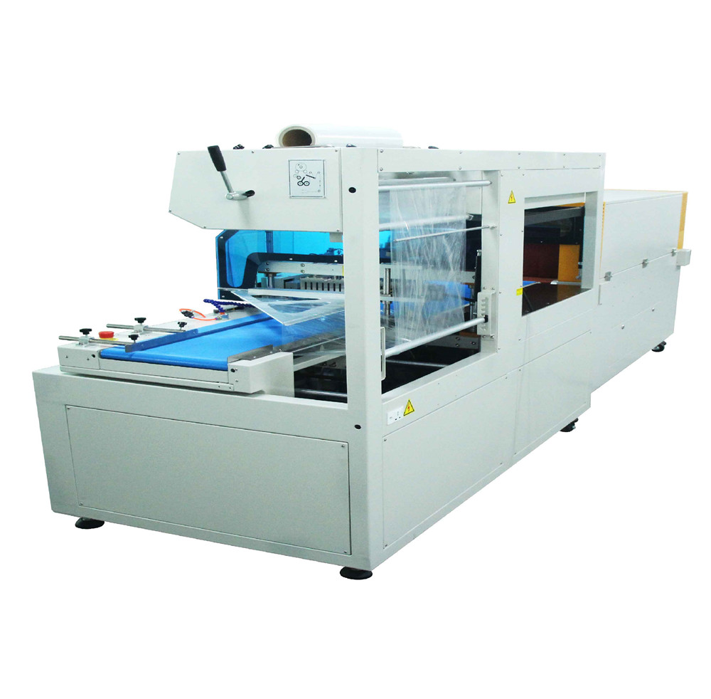 Automatic bottle shrink wrap packing machine PVC Film Heat Tunnel Shrink Wrapping Machine for water bottles aluminum cans