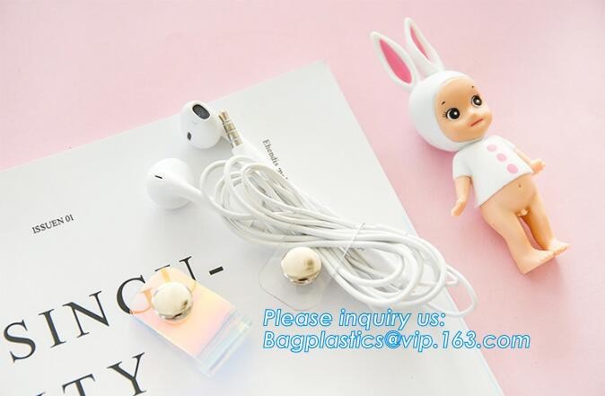Plastic Bag OEM Custom PVC Loop Handle Image Printed Plastic Shopping Bag,Promotional Clear Waterproof Plastic Cosmetic
