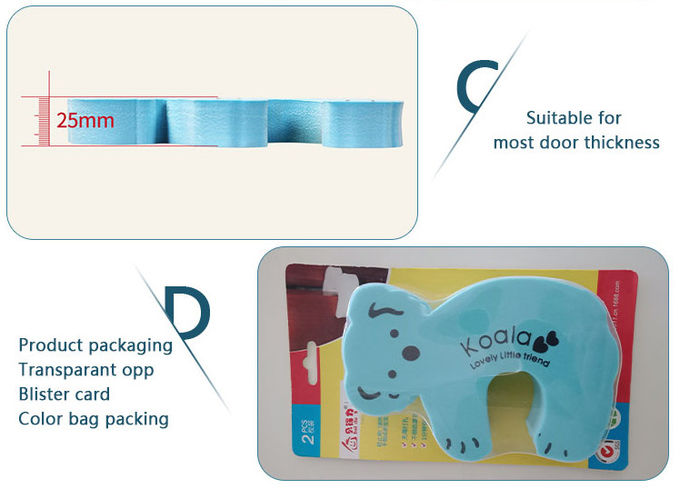 Soft Baby Safety Door Stopper Child Pinch Guard Safety Color Stick