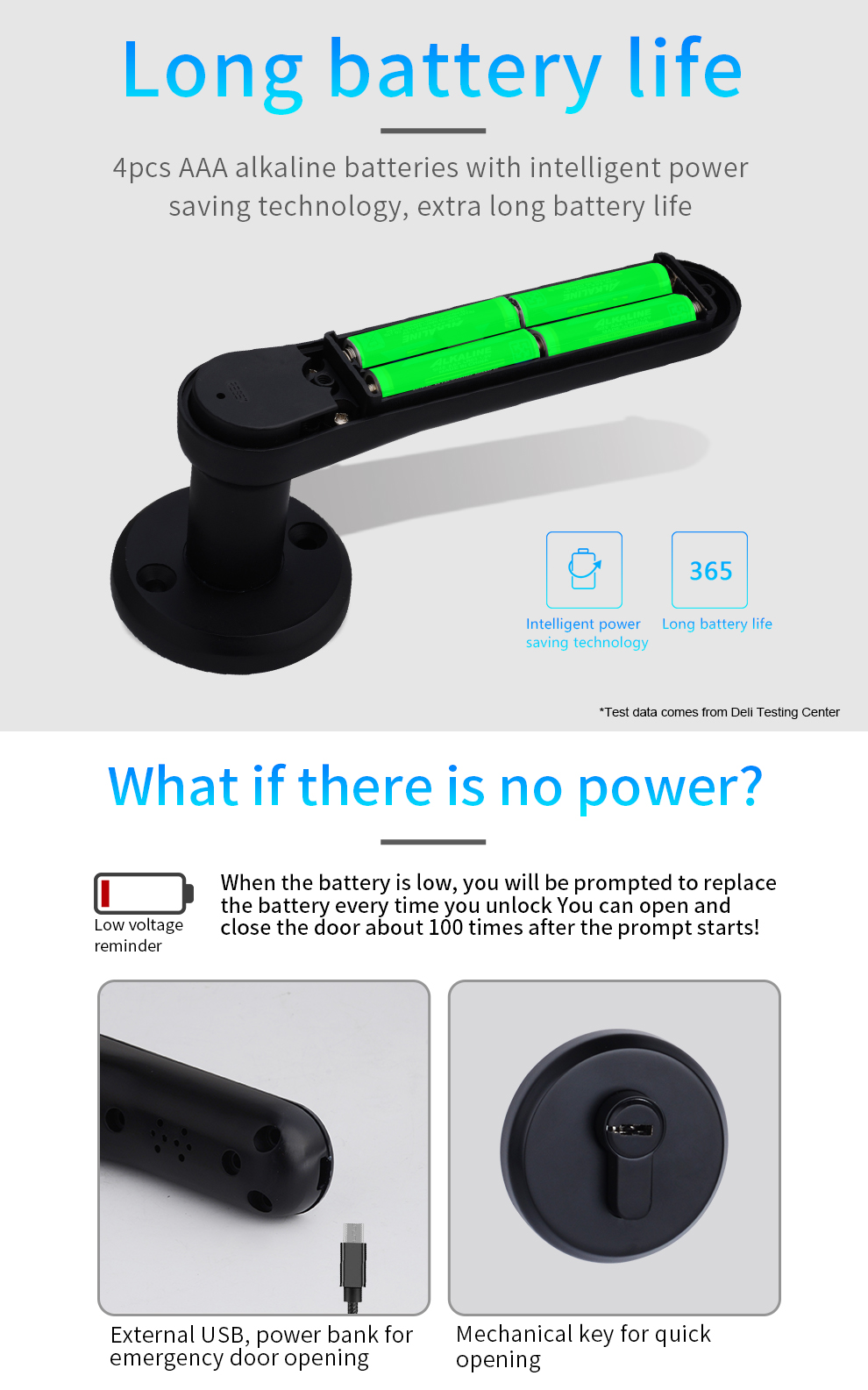 200 Fingerprint Intelligent Door Lock Tuya Bluetooth Deadbolt