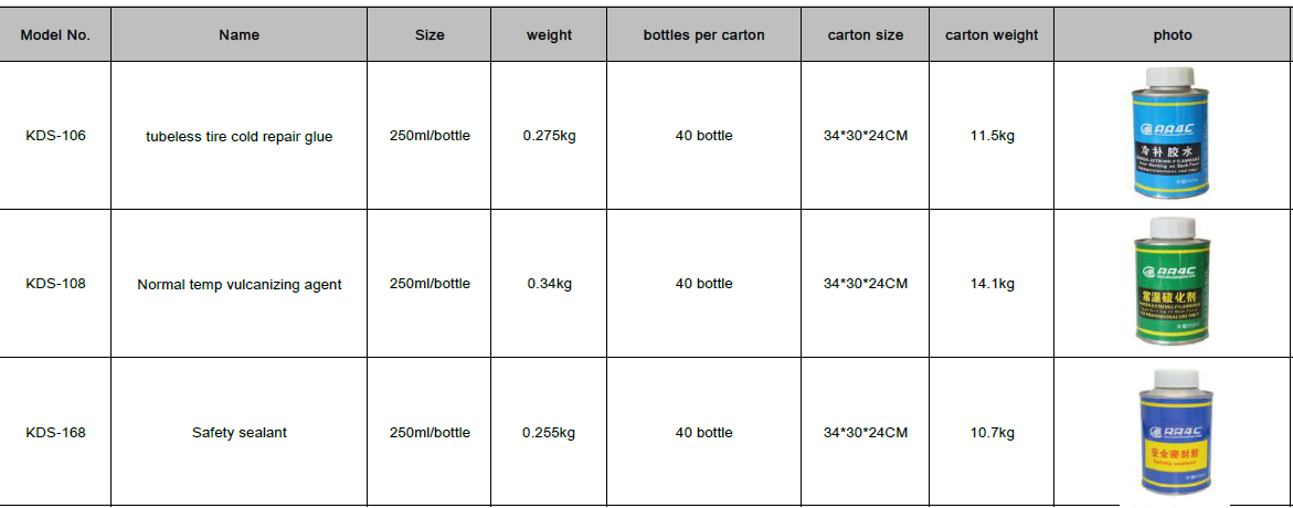 Tubless Car Truck Tyre Air Valve Tire Patch Glue Rubber Cement For Patching Bicycle Tires