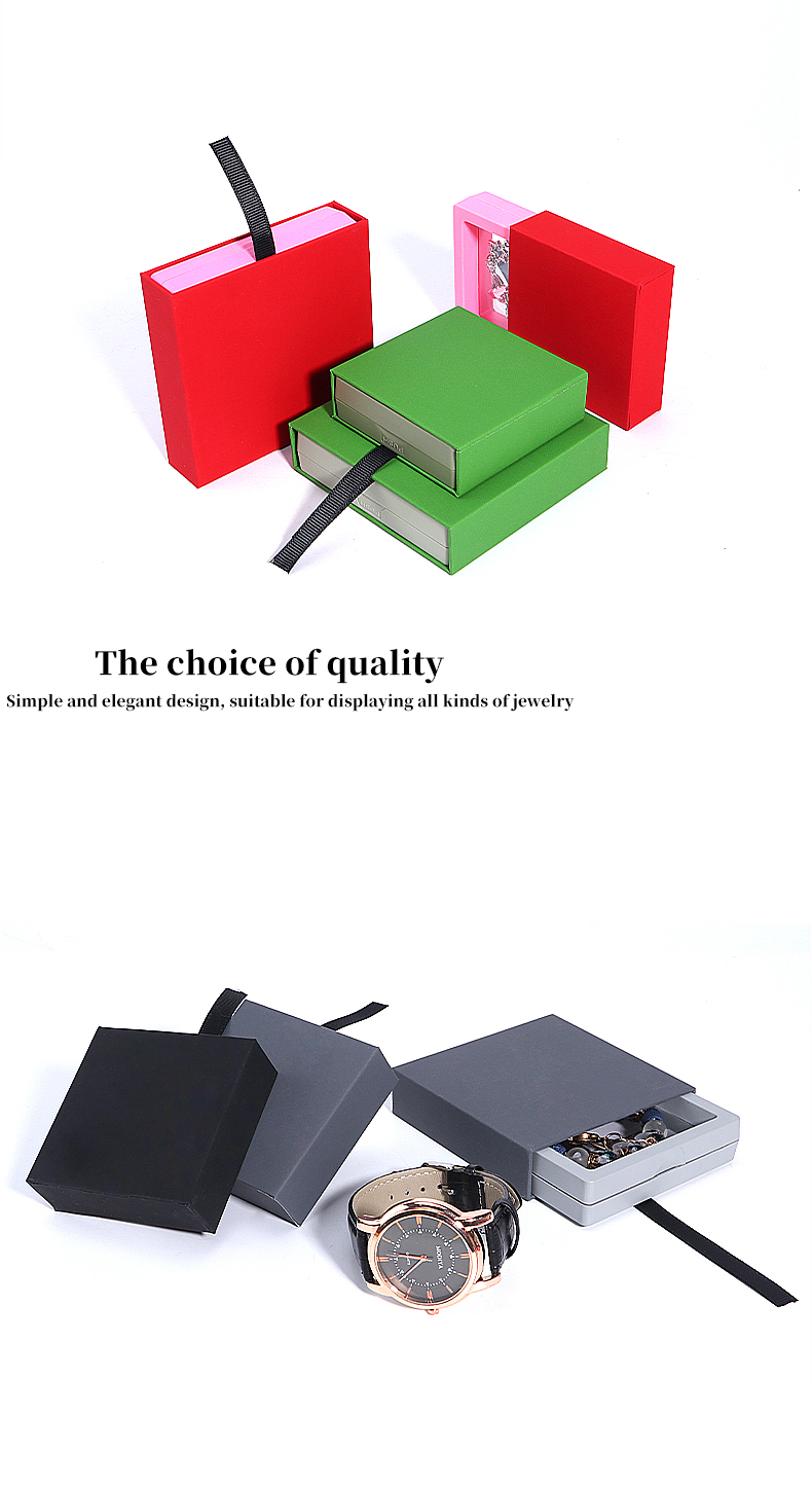 jewelry display cases Customized Color Drawer Storage Box For Rings And Earrings