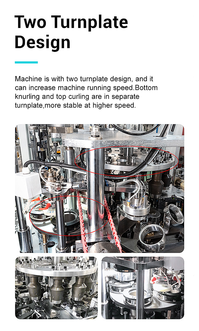 16 OZ Paper Coffee Cup Manufacturing Machine Equipment Double Wall