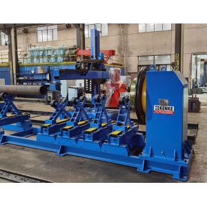 VFD TWB40 Pipe Welding Positioner With 3 Jaw Chuck And Dual Support Rollers