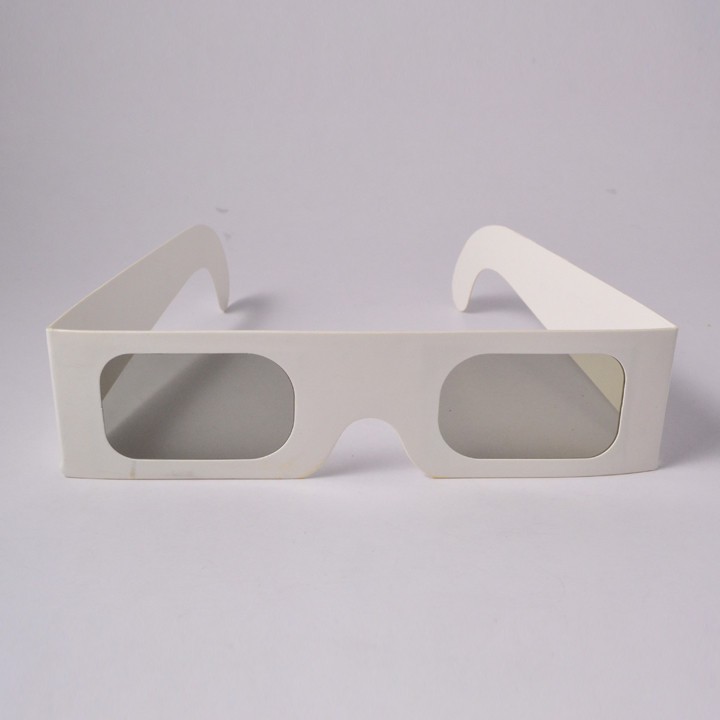 ChromaDepth 3D Glasses-White Cardboard-Chroma Depth,Paper Passive Chromadepth clear lens 3d glasses