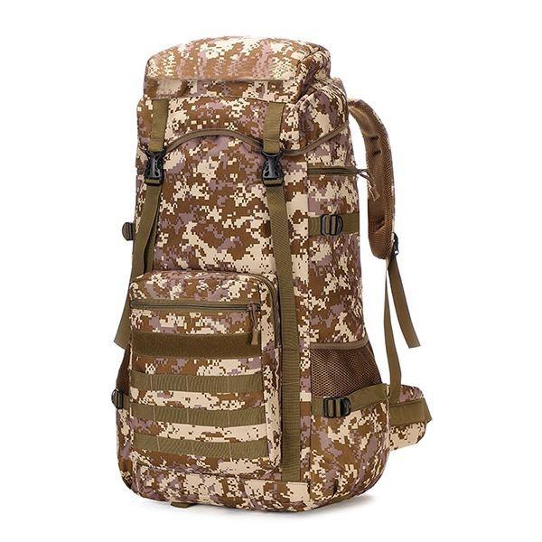 Quality Tactical ornaments Army Backpack, Tactical Hiking Daypack 70-85L ornaments MOLLE Assault Backpack Army Traveling Campi for sale