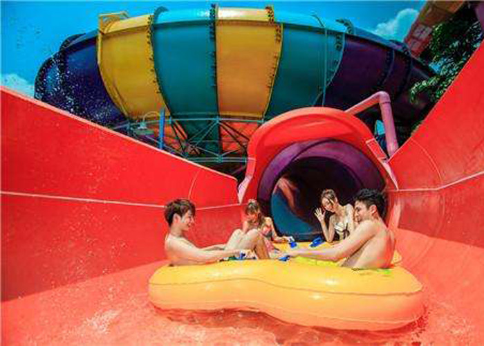 140cm Guest Hight Bowl Water Slide Commercial Playground Equipment 1 Year Warranty