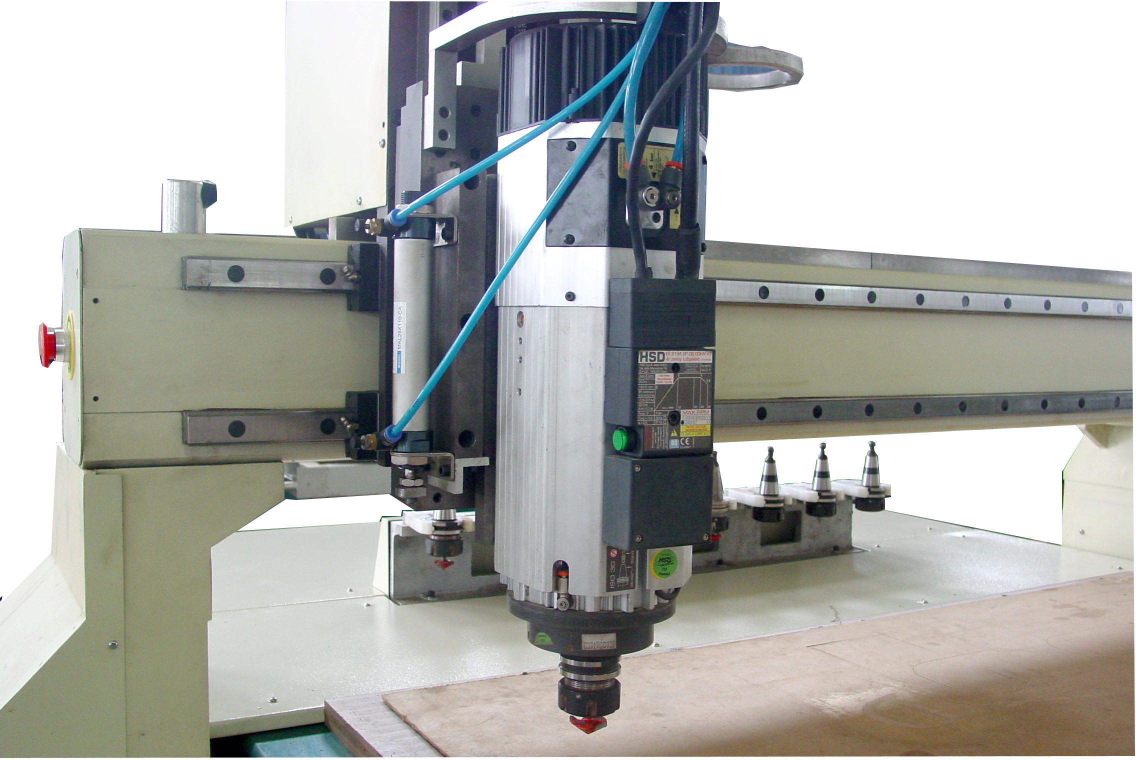 2mX6m Linear ATC CNC Router Machine With 10 Tools Positions