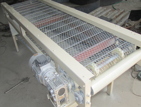 SS wire mesh belts slat band conveyor belts Open top belts Flat top for frozen industry