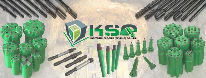 R25 R28 R32 Rock Orefield Drill Reamer Bit With Pilot and Buttons , 64-127mm Diameter