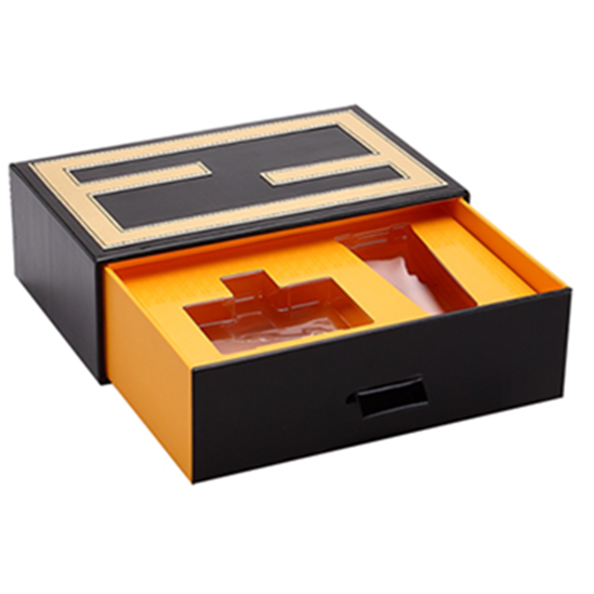 4C Cosmetic Gift Box Packaging Sliding / Match With Paper Palette
