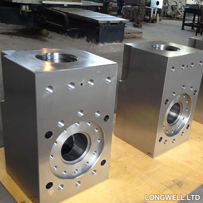 1600GPM Heat Treat Mud Pump Fluid End Modules 1290335 1290336 NOV 10-P-130 Customizable