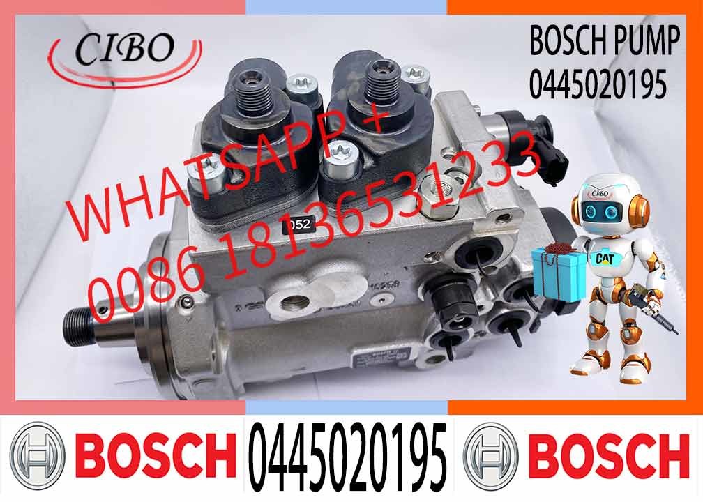 High Quality Construction machinery parts fuel injection pump 0445020160 0445020195