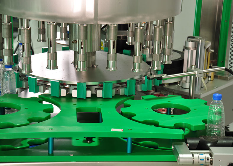 Linear Type Round And Square Bottle Labeling Machine , Sticker Applicator Machine