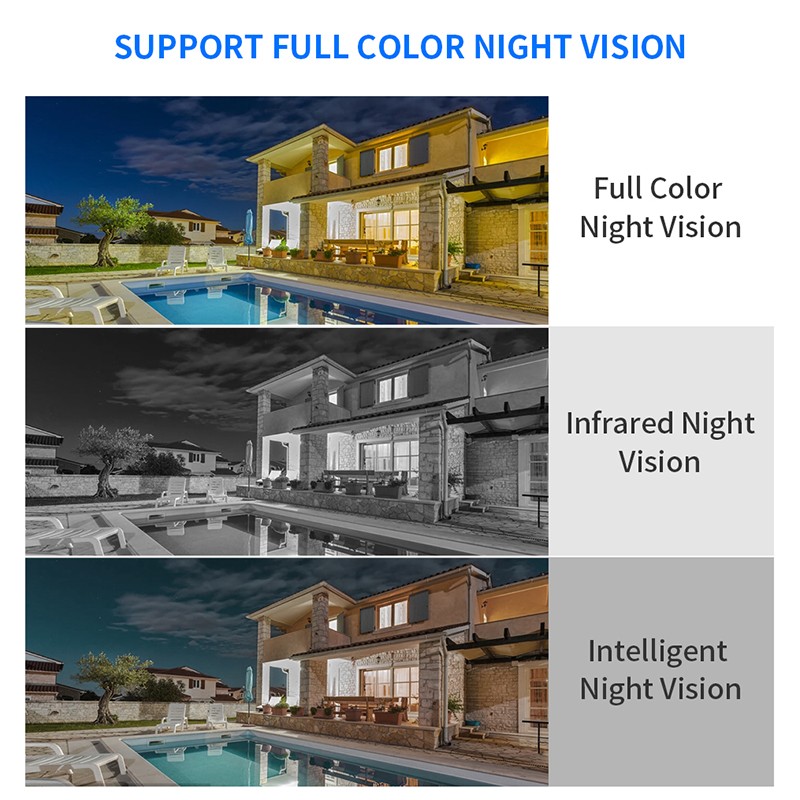 8MP IP Camera Poe Outdoor IP66 Waterproof Audio Security Camera System Night Vision Camera