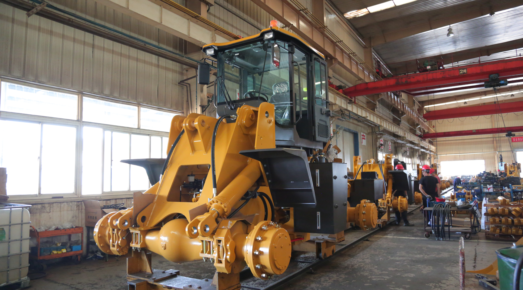 Quancheng Hydraulic Pump 4x4 Mini Tractor Excavator Backhoe Loader with Luxury ROPS Cabin