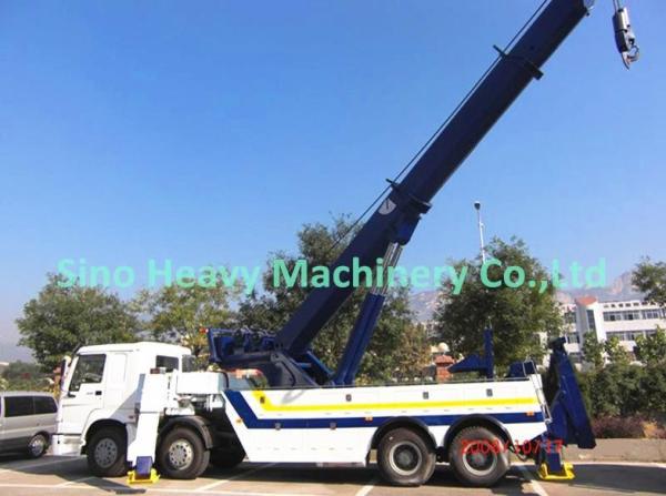 Diesel Obstacle Trucks HOWO White 30 TON Wrecker Tow Truck Tow Truck Heavy Duty