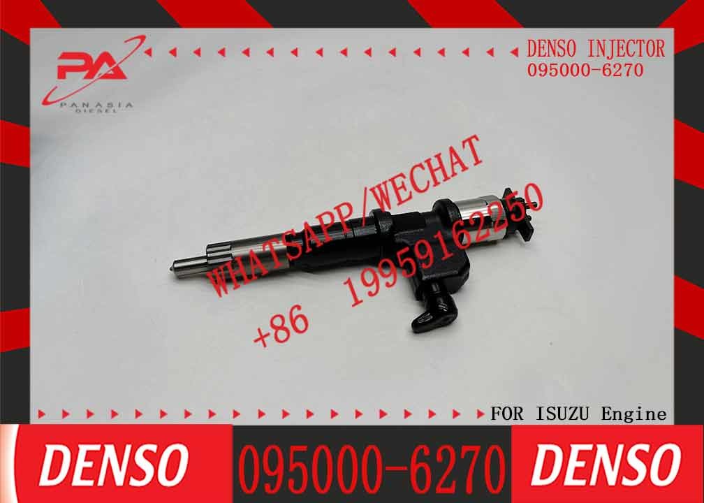 High Quality Common Rail Injector 8-97610254-0 095000-6270 9709500-627 8-97610254-4 for 6WF1 6WG1 Diesel Nozzle