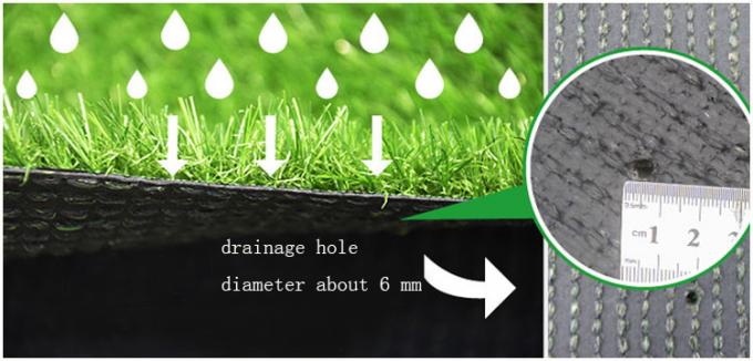 40mm Yellow Brown Artificial Putting Green Grass For Patios Rooftops Balconies