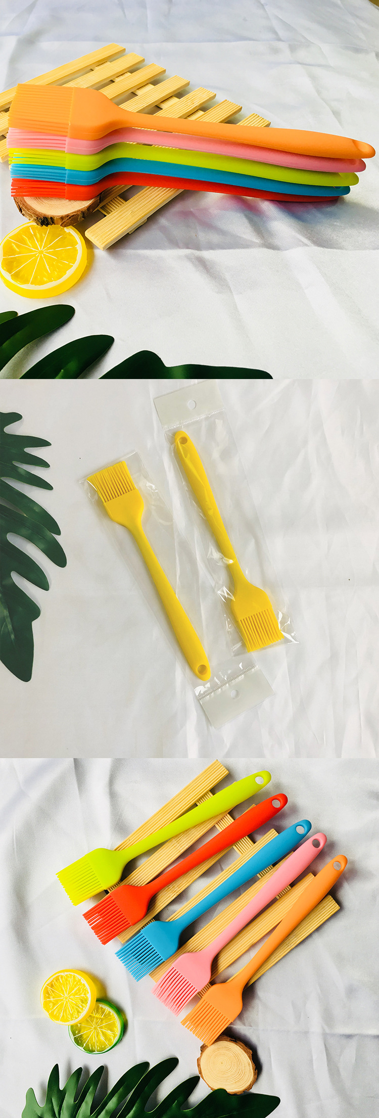 Sustainable Heat Resistant Silicone Pastry Oil Brush