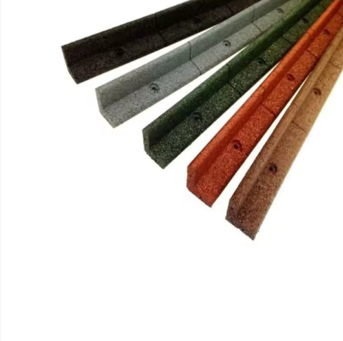 Recycled Rubber Landscape Edging with 1.0g/cm3 Density and 60-70 ShoreA Hardness
